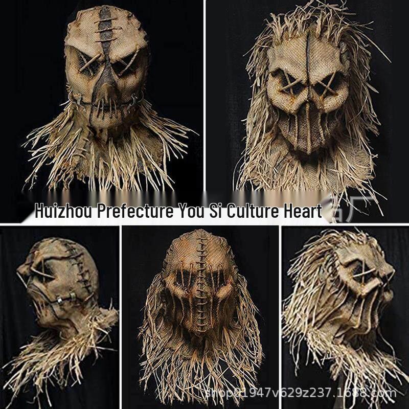 Cross-Border Halloween Scarecrow Horror Mask