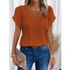 Lace Patchwork Short Sleeve T-shirt
