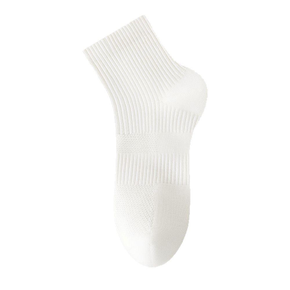 Pure Cotton Sports Socks for Women, Mid-calf, Mesh, Breathable, Boneless, Antibacterial and Deodorizing Women's Long Socks, Spring Style Trend