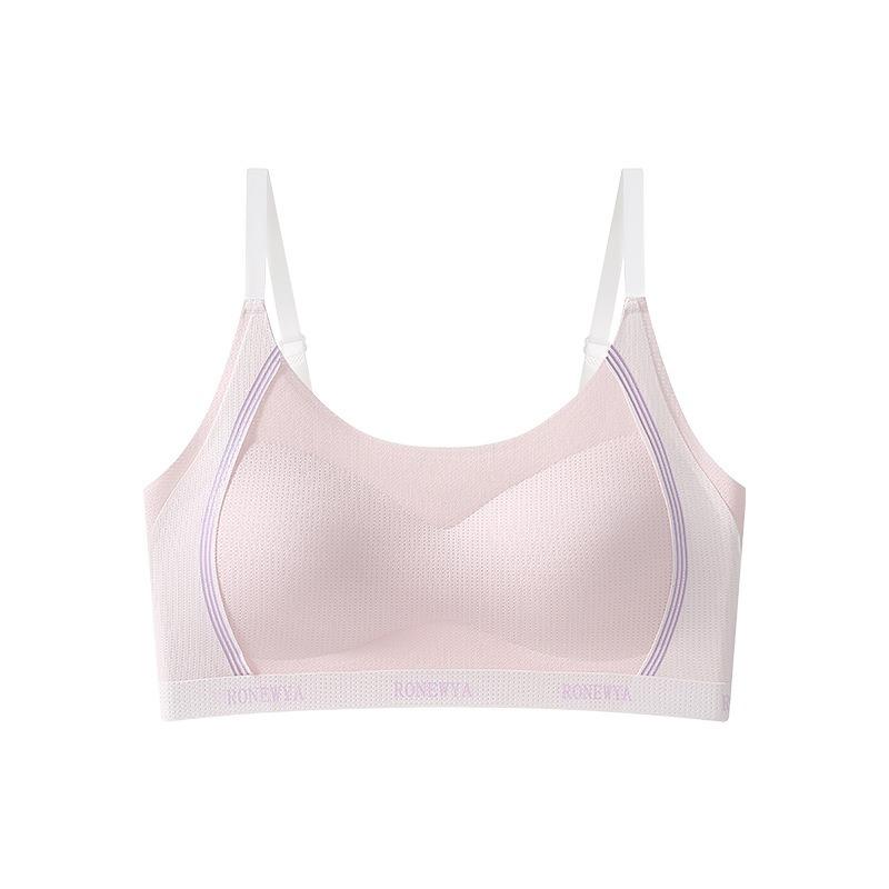 Teenage Girls Wirefree Breathable Developmental Sports Bra For Adolescent Students