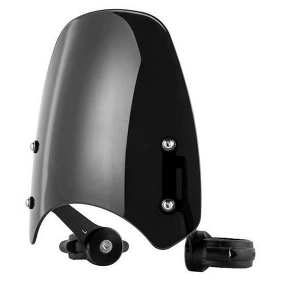 Harley Dyna/Softail Motorcycle Windshield with Mount