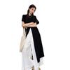 Women's Retro Chic Lace Two-Piece Set: Long-Sleeve Shirt & Wide-Leg Pants