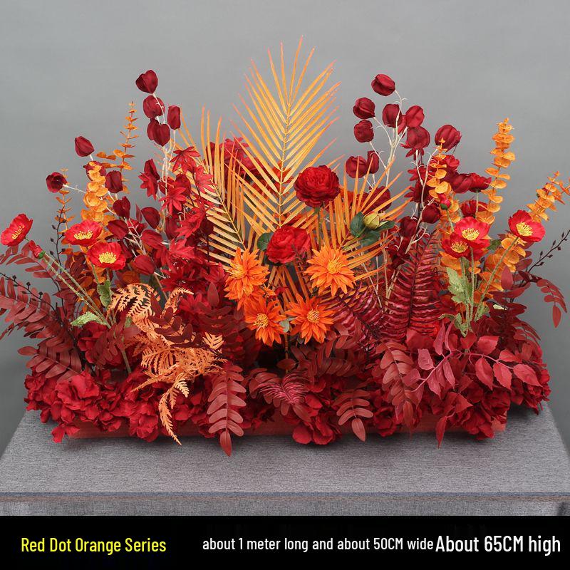 Eukalyptus Seide Hochzeitsmittelstück: Dekoration für den Gang und die Bühne in Töpfen