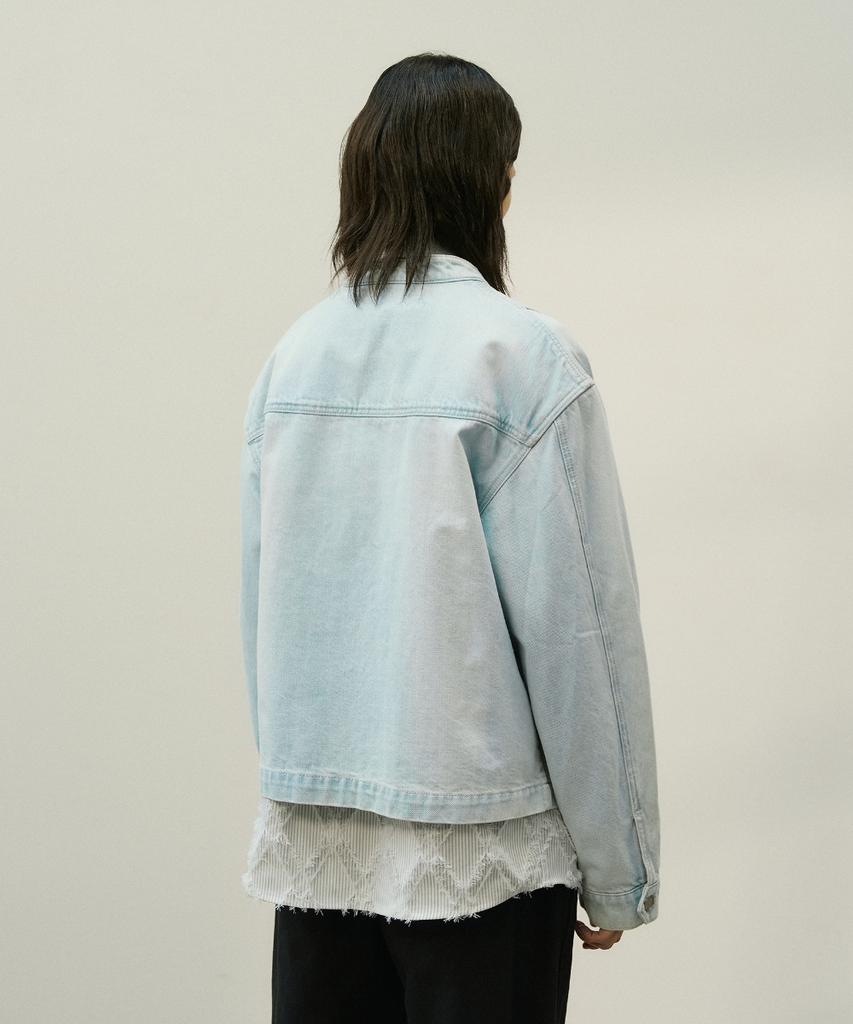 Minav Youthful Hyper Denim Jacket [Light Blue]