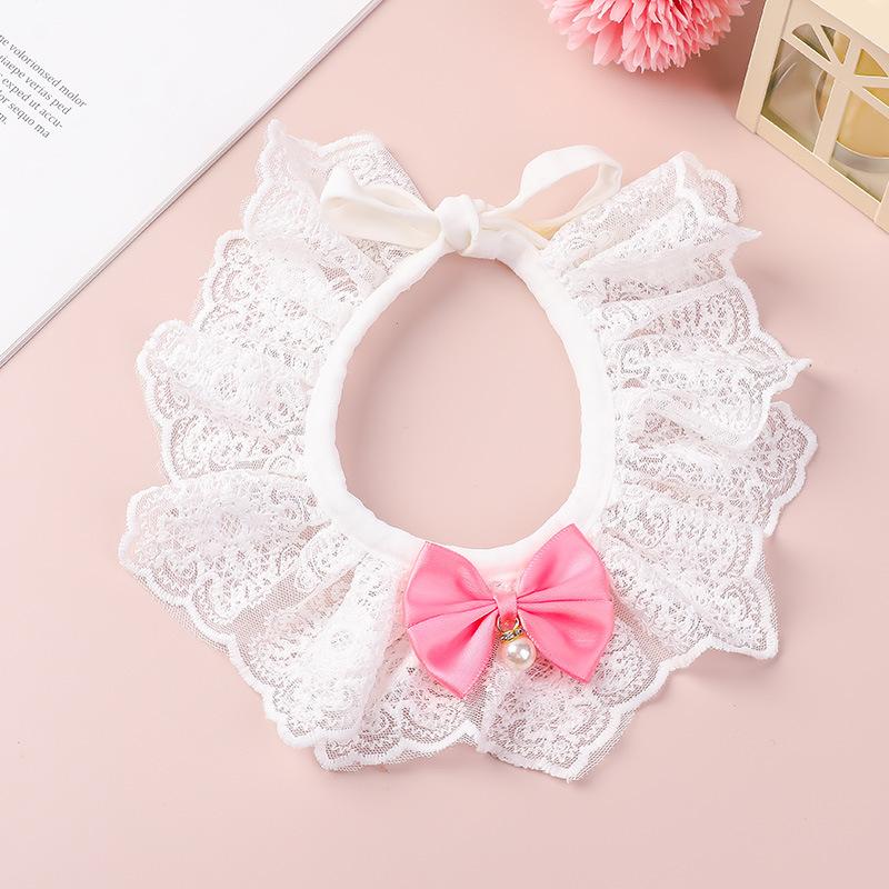 Pet Accessories Pet Scarf Necklace Collar Bell Dog Bow Tie Large Medium Small Cat Dog Saliva Towel Cat