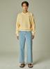 AGENT PEEK Agp Hemline V-Neck Knit Light Beige