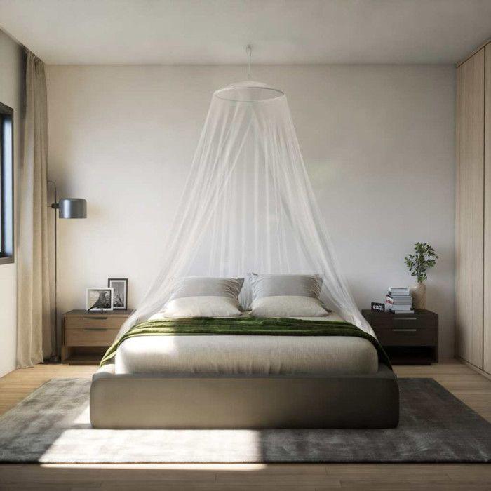 Mosquito Net for Bed 220 Mesh White 56x56x220 Cm