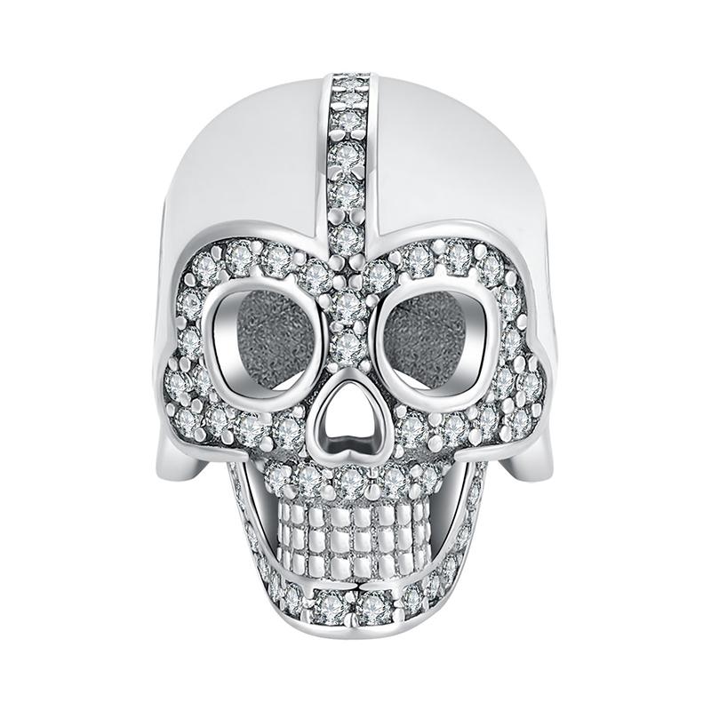 Diy Ghost Pumpkin Head Halloween Series Charm Bead Pendant Applicable To Original European Plating Copper Jewelry Gift