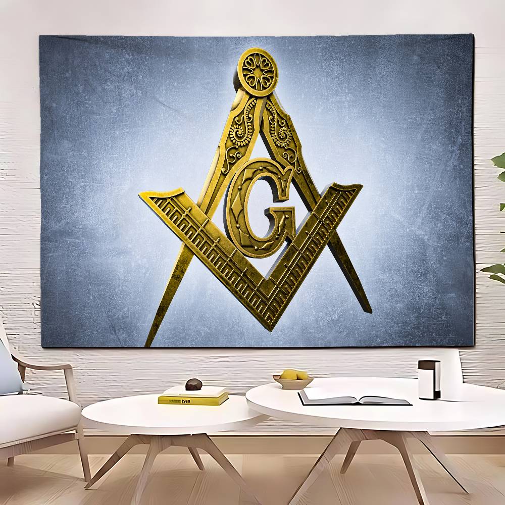 Ring Freemasonry Illuminati Masonic Tapestry Customizable Tapestries Of Various Styleswall Hangings Celebrity wall Hangings