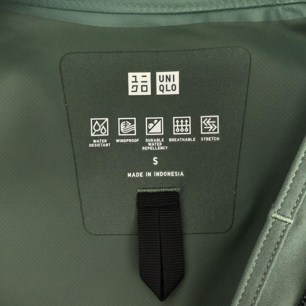 UNIQLO Long sleeve Block Tech Parker S khaki Women Used