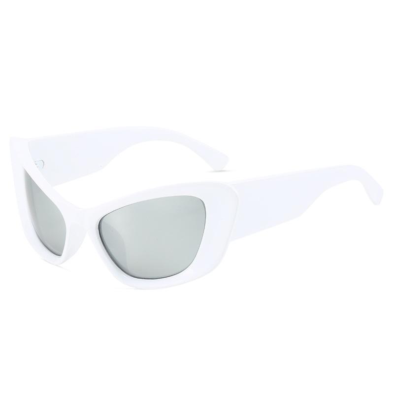 

New Fashion Cat Eye Women S Sunglasses Women Outdoor Sports Cycling Sun Glasses Vintage Brand Lady Eyewear Uv400 As shown in the figu