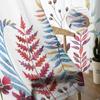 Thanksgiving Autumn Plants And Wild Flowers Sheer Curtains Home Window Opening Decor Voile Tulle Curtains For Living Room Bedroom Space Space