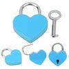 2pcs 2 Sets Heart Shaped Padlock 30x39mm Size Love Lock Padlock  For Romantic Occasions