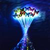 1Pcs Cute Butterfly LED Light-Emitting Fiber Optic Wire Hairpin Luminous Silk Braids Styling Tool