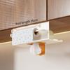 Rustproof Carbon Steel Kitchen Towel Rack With Strong Adhesive Backing Wall Mount Space Saving