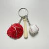 Sports Baseball Keychain Baseball Ball Key Holder Club Goods Gift