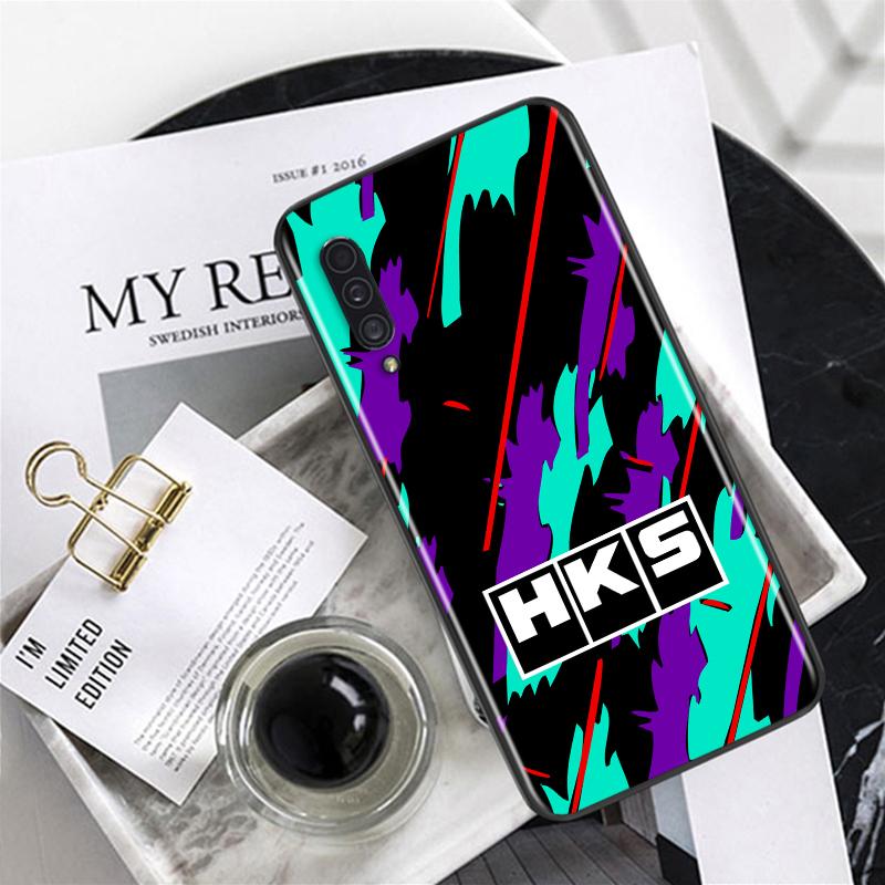 

Спортивный автомобиль HKS JDM аксессуары для Samsung A90 A80 A70 S A60 A50S A30 S A40 S A2 A20E A20 S A10S A10 E мягкий чехол для телефона Капа Samsung A10