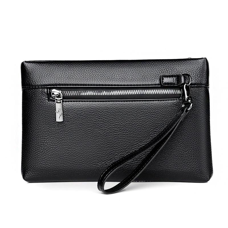 Crocodile Pattern Zipper Wristlet Bag PU Leather Men Clutch Bag Large Capacity Envelope Bag Money CellPhone Purses And Handbags