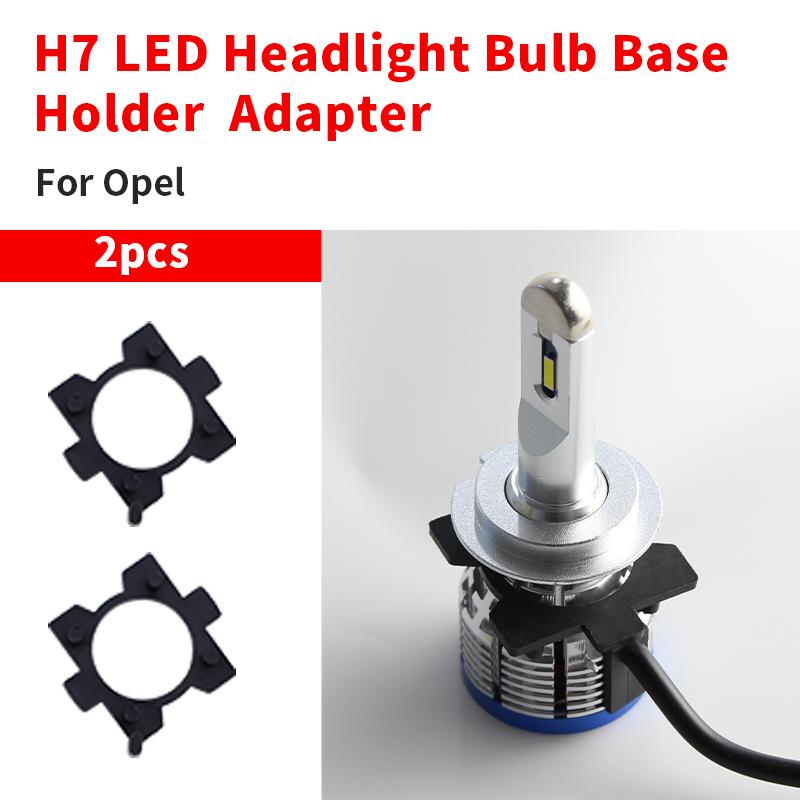 2PC Base For BMW VW Nissan Opel Ford Mercedes-Benz Base H7 Bulb Socket Car Accessories H1 LED Headlight Bulb Base Holder Adapter