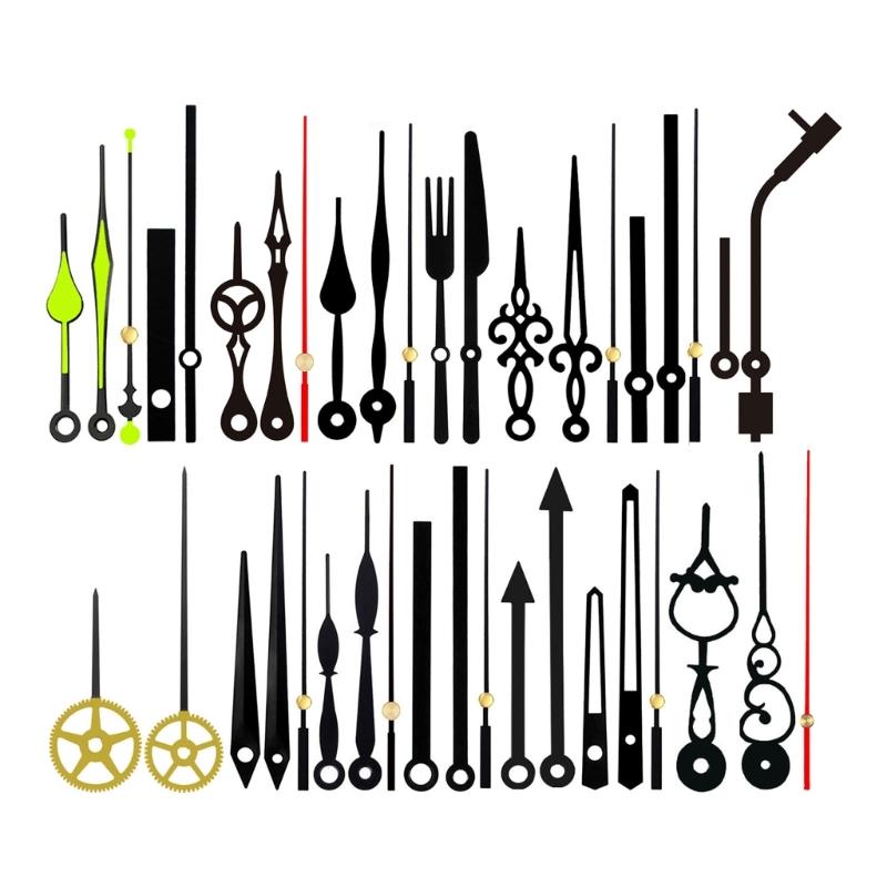 10/12/14/15/18set DIY Clock Hands for DIY Clock Making Multiple Sizes Available Great for Clock Repair DIY Crafts Easy Install