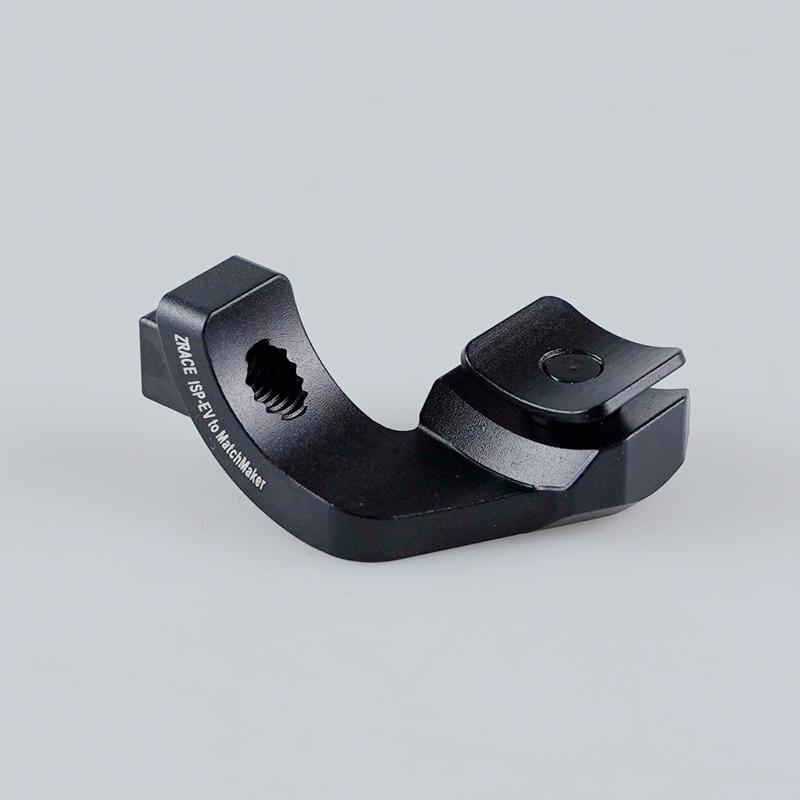 ZRACE ShiftMounts MatchMaker Brake to I-SPEC EV Shifter Adapter, for SRAM MatchMaker shifter mounting to Shimano I-SPEC EV brake MM to ISPEV