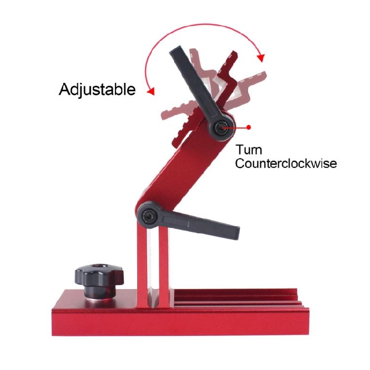 Tool Sharpener Jig Rest Sharpening Jig Adjustable Replacement Tool Aluminium for Easy Tool Honing Guide Kit Equipment