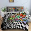 3D Print Duvet Cover Set Queen King Size Bedding Set Colorful Pattern QuiltComforter Cover Pillowcase Bedclothes Home Textiles