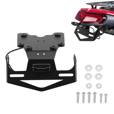 Motorcycle License Plate Holder Mount Bracket Assembly For Yamaha Tenere 700 2019 2020 2024