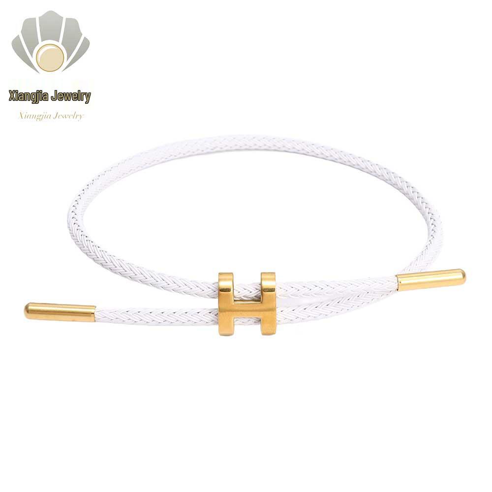 

Регулируемый браслет из нержавеющей стали с I-образной застежкой из троса - Водонепроницаемое и потостойкое украшение для рук