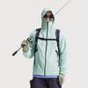 Li Ning Urban Outdoor Series Solid Color Zip-Up Hooded Loose Breathable UV Protection Sun Protection Jacket Unisex Jacket Gray-Green AFDV461-8