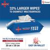 Tri-Activ Disinfecting and Sanitizing Multipurpose Germ Protection Wipes Wipes Pack of 2 | 80 Extra Large Germ Protection Wipes