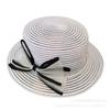 Spring and summer cute bow princess beach mesh hat women's flat edge sunshade sunscreen breathable seaside top hat