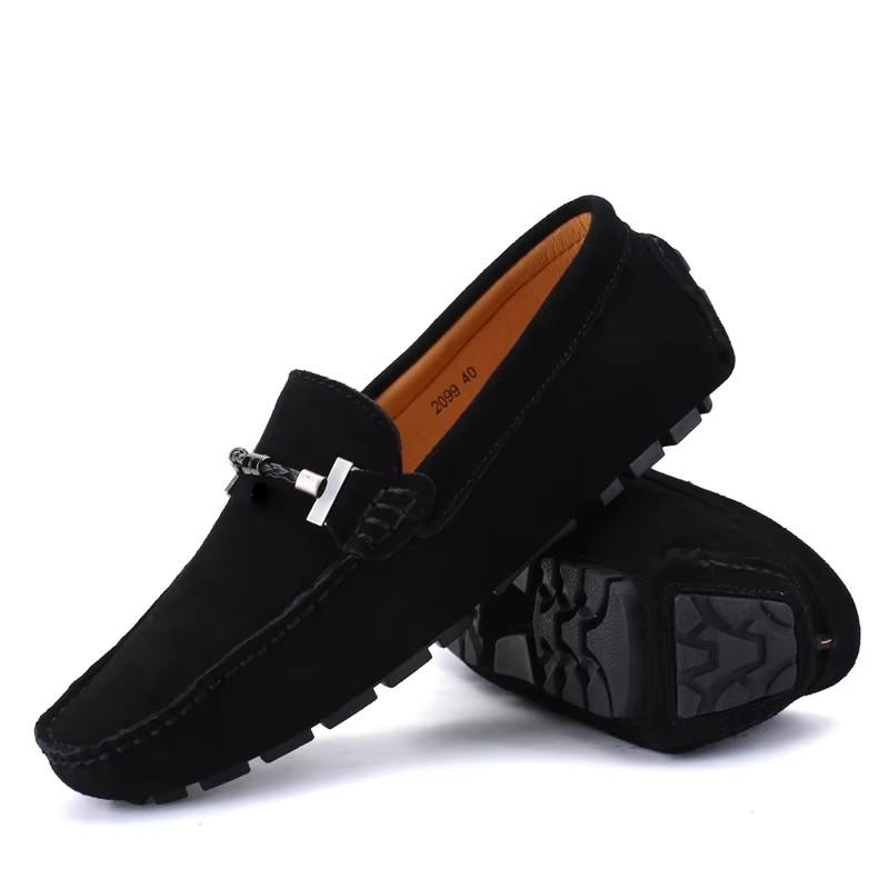 Fashion New Male Shoes Handmade Men's Loafers High Quality Men Casual Flat Light Fashion Moccasins Slip on Walking Shoes Big Size 38-49