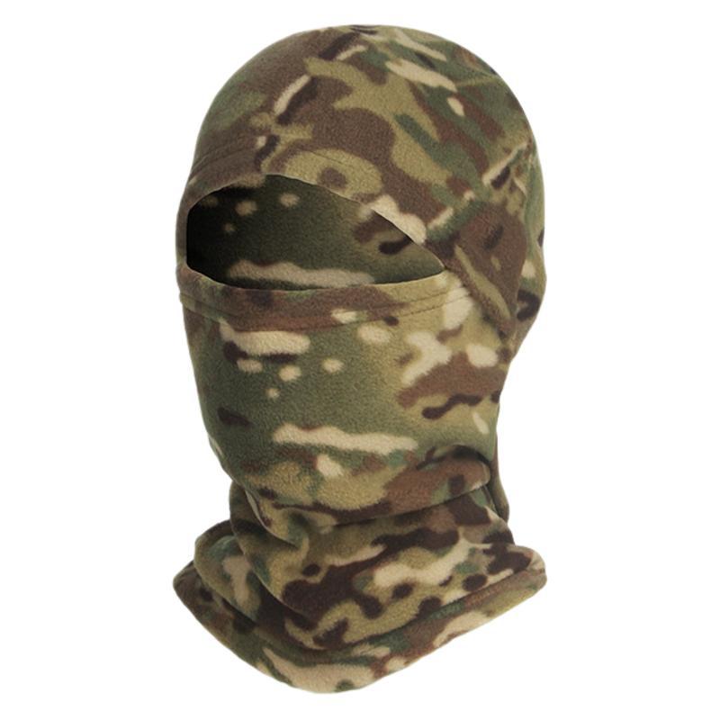 Autumn and winter cycling mask windproof and warm integrated headgear fleece fleece fleece cap multi-functional sports warm headgear