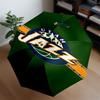 Jazz Basketball Team Umbrella 8-Frame for Travel, Camping, Casual Lightweight Portable Umbrella, Essential for Every Family Holidays Gift