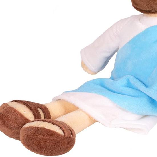 30cm Jesus/Maria Plush Doll PP Cotton Soft Accompany Sleep Pillow Cute Sofa Ornament Classic Jesus Savior Cartoon Arabian Doll Religious
