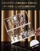 Mirasizuku Collection Set of Magnetic Large Figure 26cm Wide x 20cm Deep x 36cm Acrylic Storage Case with 4 Removable Stackable Display Includes