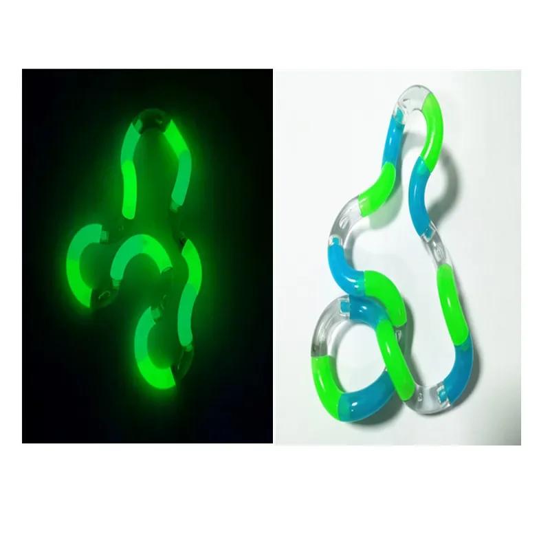 

Knot & Bend Rope Fidget Toy, Creative Deformation Rape for Stress Relief, Fun Sensory Puzzle Gift for Kids & Adults флуоресцентный зеленый