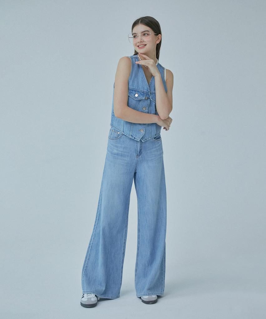 PINBLACK 23 Summer Denim Wide Pants