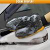 2PCS Car Wash Mitt, Coral Fleece Microfiber Dusting Mitt with Thumb, No Scratch No Lint Cleaning Glove with Elastic Wrist Cuff, Reble Car Washing and