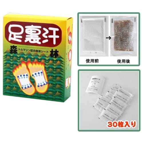 Foot Sweat Relief Sheet, Tree Sap Sheet, 30 Sheets