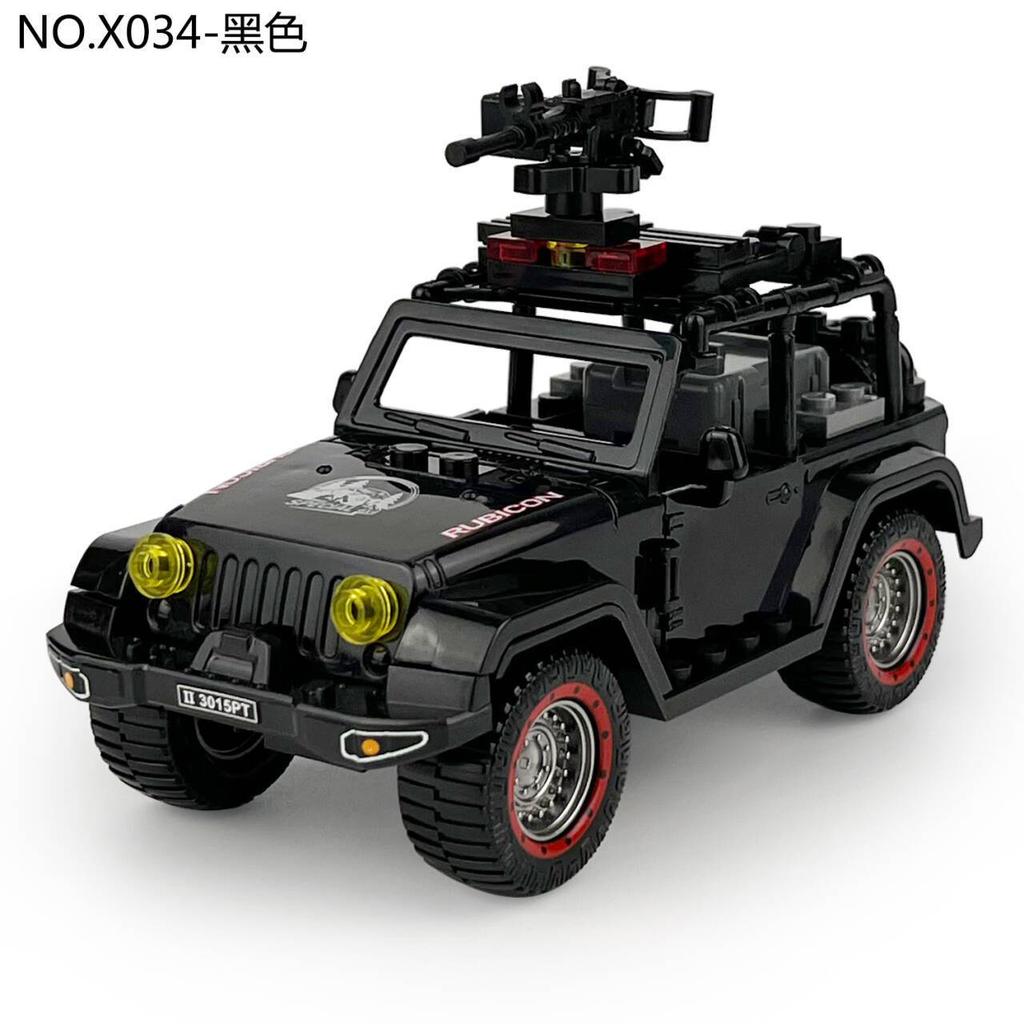 X001-X044 J772 J773 J779 Police Car Rescue Patrol Car Building Block Small Particle Toy