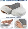 Plug-in 3-in-1 Hot Compress Massage Neck Pillow  Rich Bag Aligners  Memory Cotton Neck Brace  Deep Relaxation Cervical Traction Pillow