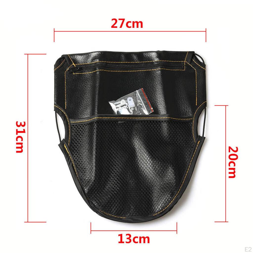 Motorcycle Under Seat Storage Pouch Bag Case Organizer Premium Einfach Zu Installieren