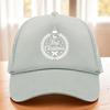 Weihnachtsmuster Netz-Trucker-Kappe mit Heißprägung Logo