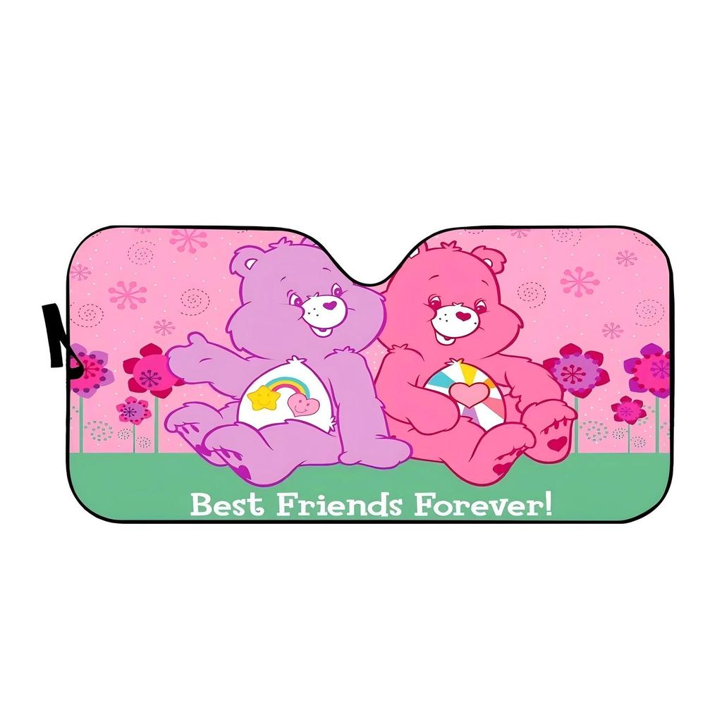 Cartoon Car Sunshade: Windshield Sun Protection & Heat Insulation