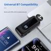 D70Pro Lavalier Business Bluetooth 5.4 Earphones Talk/Music Time 36 Hours LED Digital Display With Mic Noice Cancelling Headset