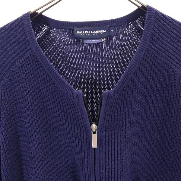 RALPH LAUREN golf Long sleeve sweater M Navy GOLF Knit Men's Used