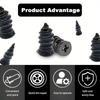 Tire Repair Rubber Nail,40PCS Tire Repair Rubber Screws Fast Tyre Self-Service Tool,Electromobile Tire Puncture Repair for Car