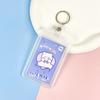 Ins Cute Transparent Lanyard Card Cover Student Bus Cards Case Cartoon Work Card Covers Credit Card Holder Id Holder with Rope